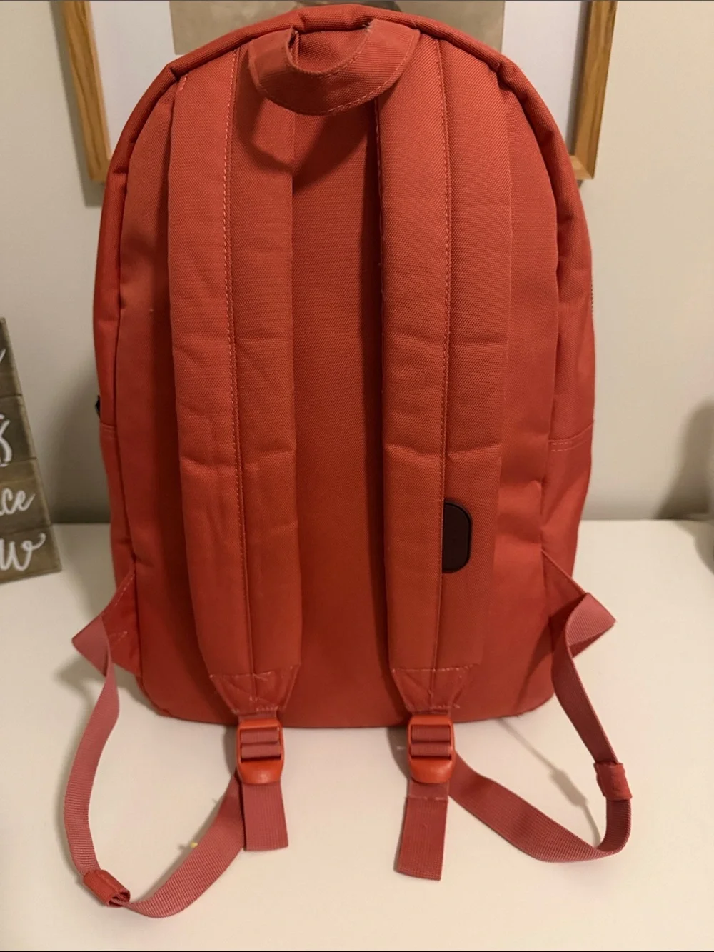 Herschel Red & Brown Backpack
